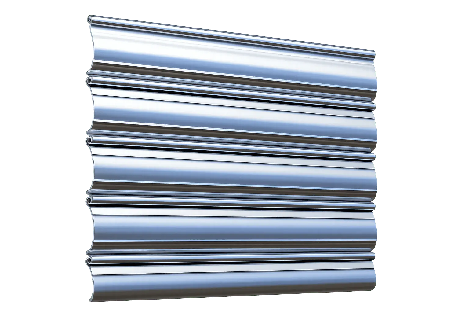 Rideau métallique lames pleines opaques - Sécurité maximale à Creteil - DRM