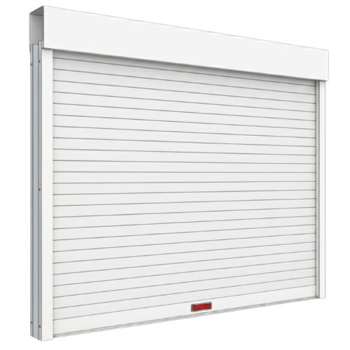 Rideau métallique lames pleines - Installation commerce Villejuif - DRM Val-de-Marne